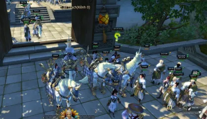 Game thủ chen nhau "đánh quái" trong ngày đầu ra mắt Tiếu Ngạo Giang Hồ VTC