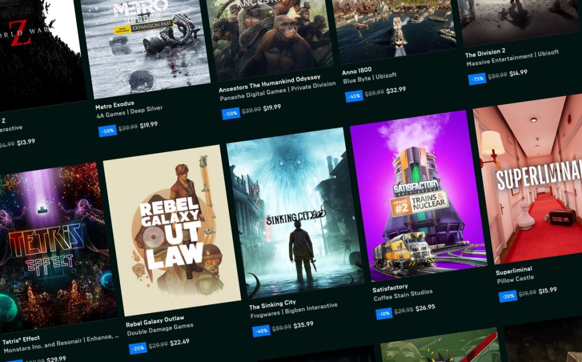 Epic Games Store mở khuyến mại cực sâu, game thủ sở hữu ngay loạt bom tấn với mức giá rẻ mạt